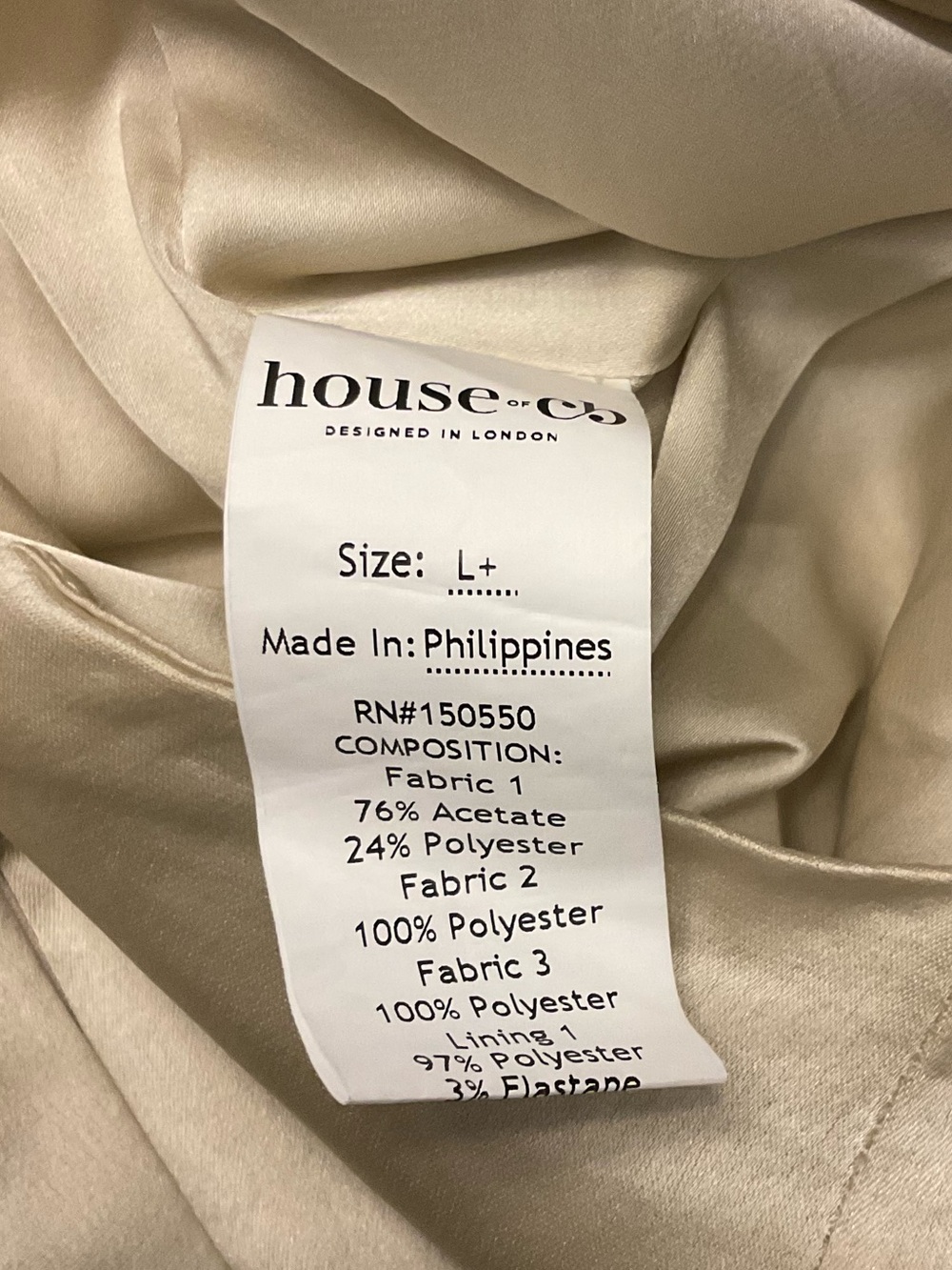 House of CB Sorcha Mixed Media Cocktail Dress NWOT - Picture 7 of 11